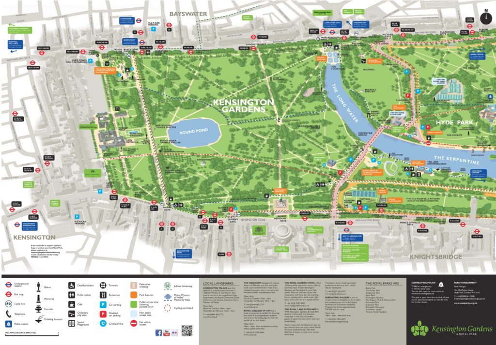 Kensington Gardens Mapa 2018 Gu A De Londres Para Viajeros   Kensington Gardens Mapa 2018 1024x713 